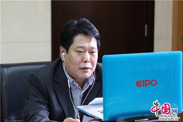 华语教学出版社社长王君校。