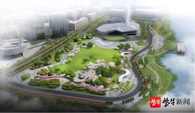 江北新区定山城市客厅效果图