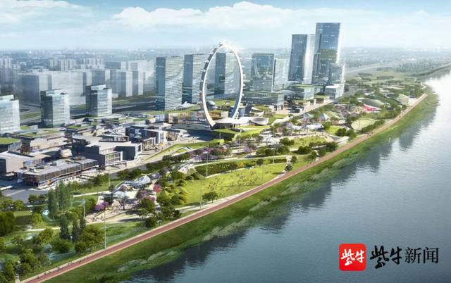 欢乐滨江城市客厅效果图