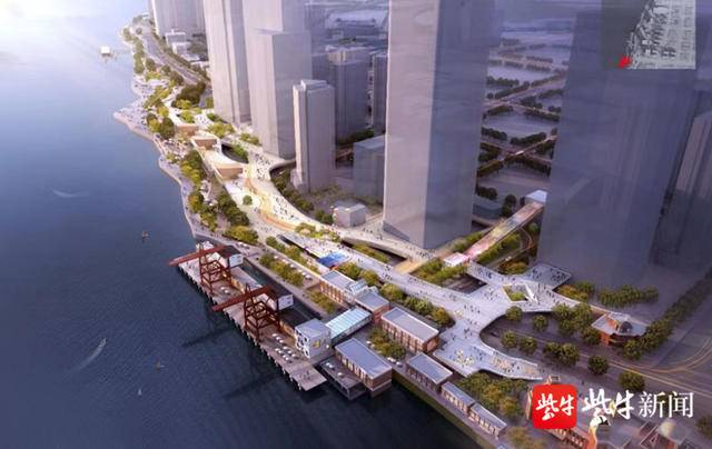 下关滨江商务区城市客厅效果图