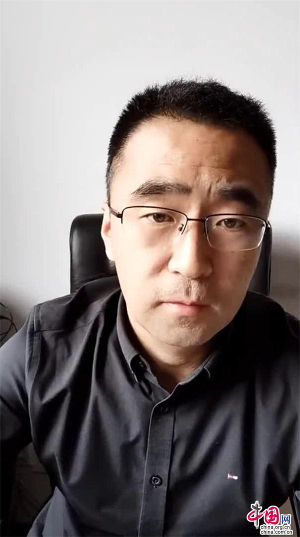 中国画报出版社社长于九涛。