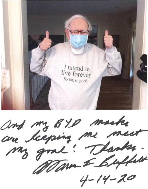 巴菲特为比亚迪带货 图源：巴菲特社交媒体