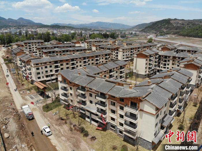 易地扶贫搬迁县城集中安置点。　张浪 摄