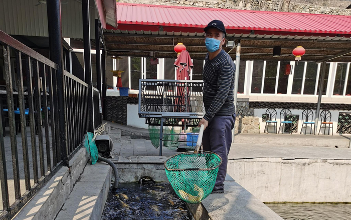 逐渐恢复经营的农家乐。新京报记者 王颖 摄