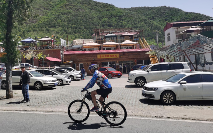 重开的农家乐终于有了人气。新京报记者 王颖 摄