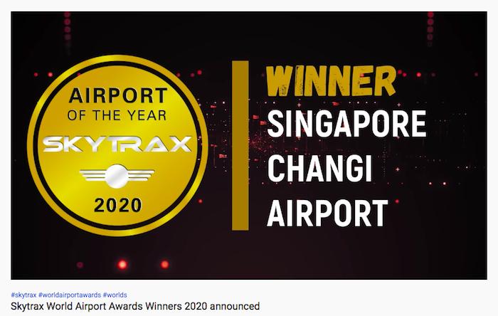 樟宜机场又蝉联第一，Skytrax 云发布 2020 年全球十佳机场