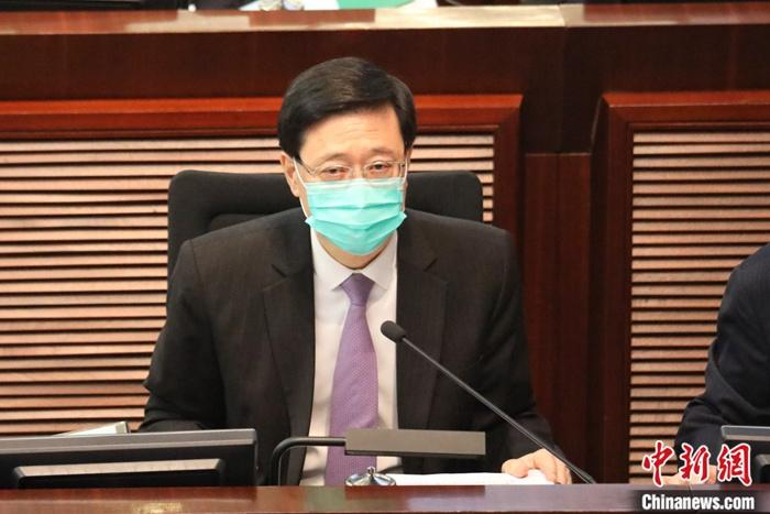 资料图：香港特区政府保安局局长李家超。中新社记者 谢磊 摄