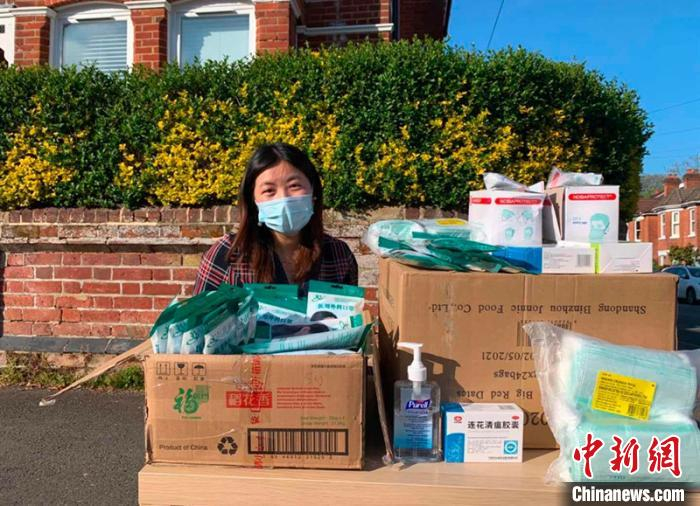 英国湖南同乡会南安普顿爱心援助站。湖南省委统战部供图