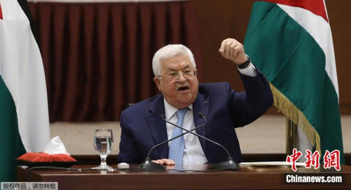 资料图：巴勒斯坦总统阿巴斯。