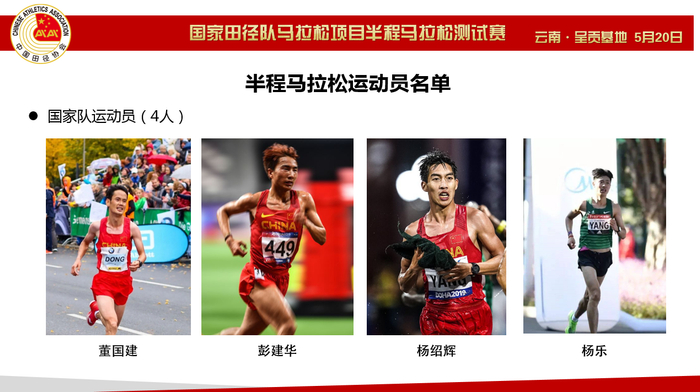 董国建、彭建华在内部测试赛中发挥不俗。&nbsp;图片来源/中国田径协会