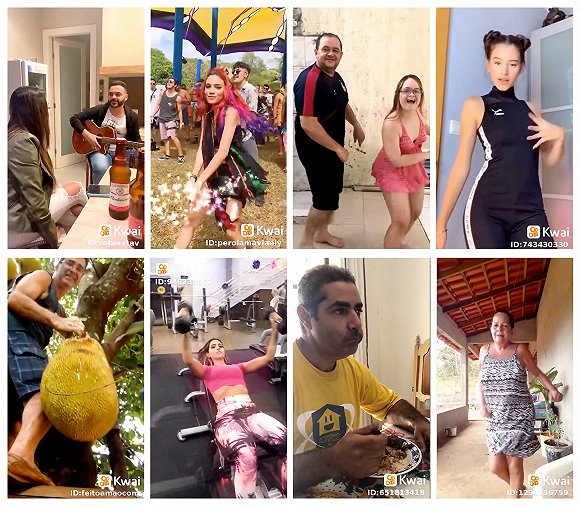 Kwai平台上的巴西用户