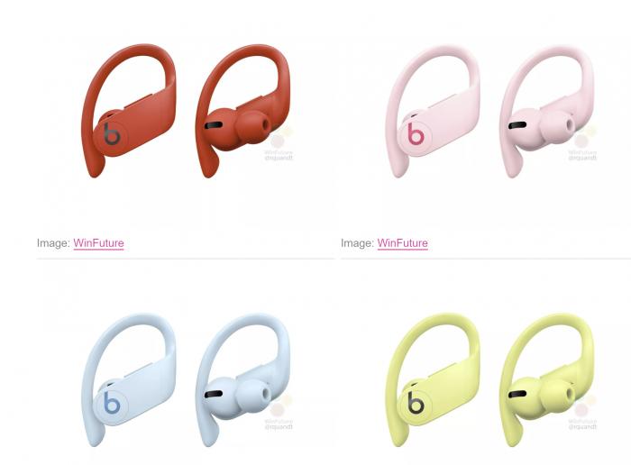 泄露图显示苹果Powerbeats Pro将有4种新颜色