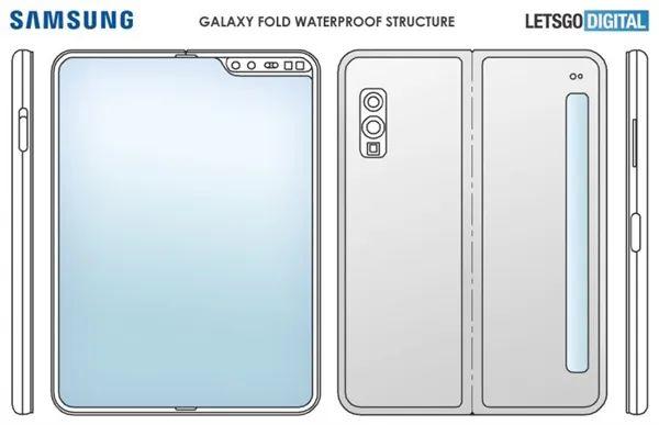 三星折叠屏手机防水专利曝光 ：或用于Galaxy Fold 2