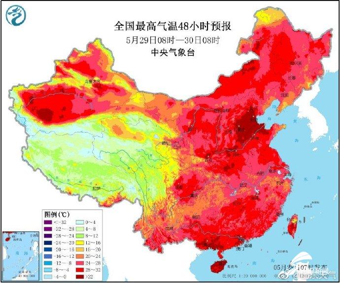 热热热！山东6市最高温34℃，未来三天天气预报