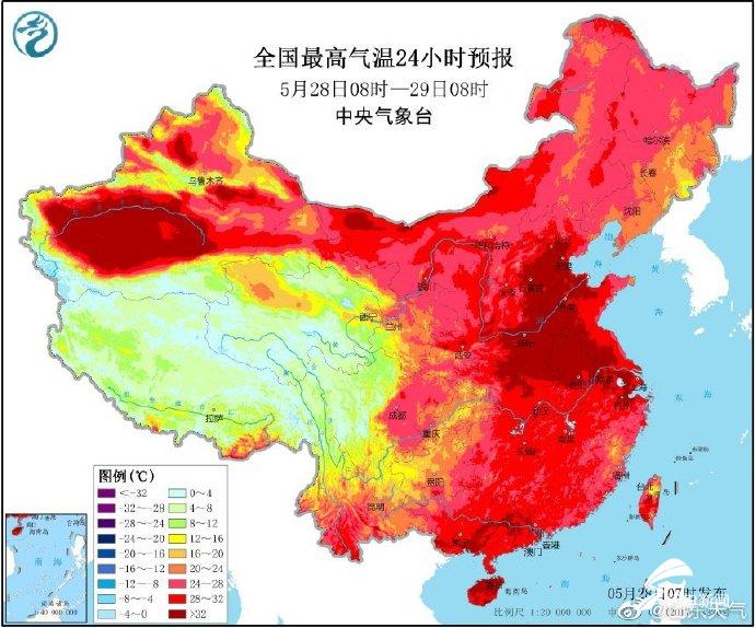 热热热！山东6市最高温34℃，未来三天天气预报