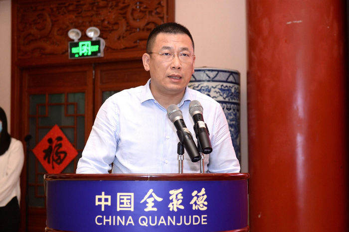 全聚德总经理周延龙。新京报记者 张晓荣 摄