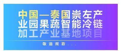 豪横！冷链恒四季，果蔬长留存——中泰崇左产业园果蔬智能冷链加工产业基地欢迎您