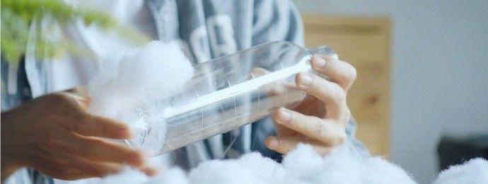 棉花和矿泉水瓶，能做出这么好看的“云朵灯”？