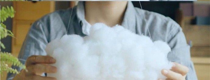 棉花和矿泉水瓶，能做出这么好看的“云朵灯”？