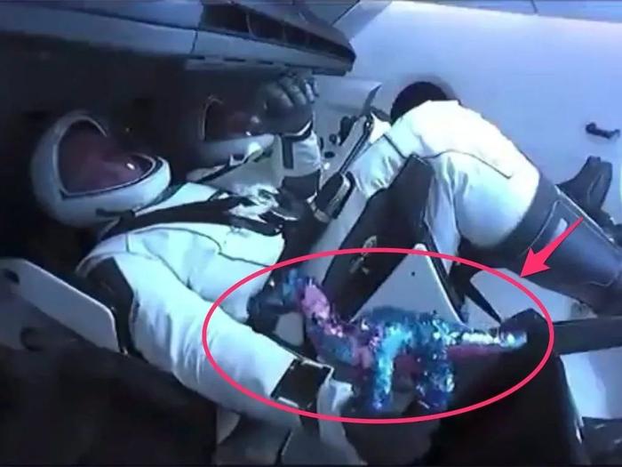 发射十分钟后，SpaceX龙飞船舱内飘起一只恐龙玩具，有什么用？