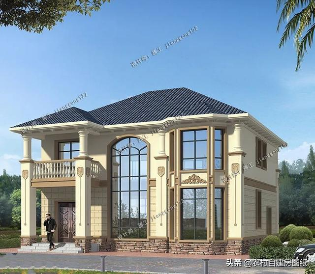 5款复式二层农村别墅,造价经济实惠,最后一款在抖音火了一年了