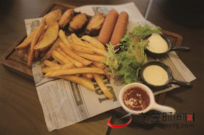 ▲Thehouse小吃拼盘