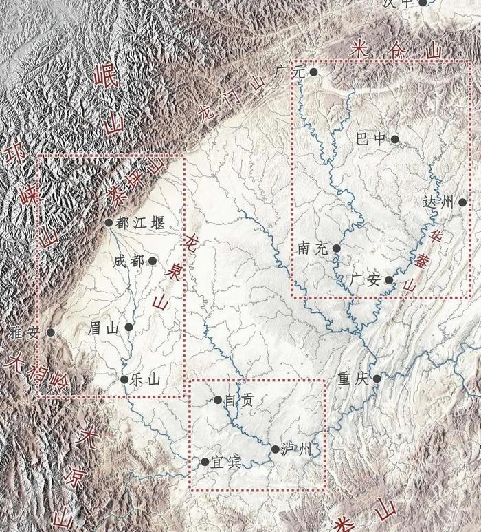 为什么有五个四川？太涨知识了