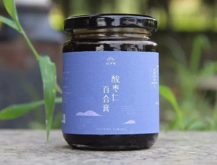 浓醇香甜的酸枣仁百合膏传统工艺精心熬制祝你好眠