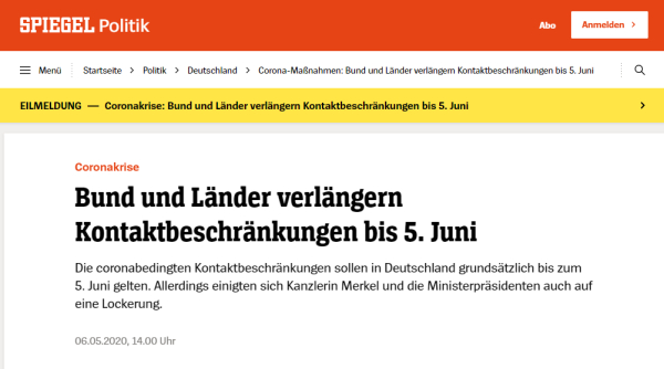 《明镜》周刊报道截图