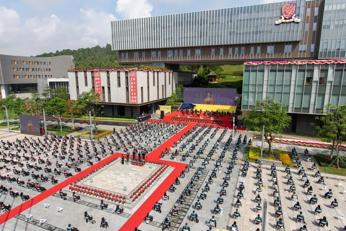 ▲ 香港中文大学（深圳）2020年本科生毕业典礼 现场