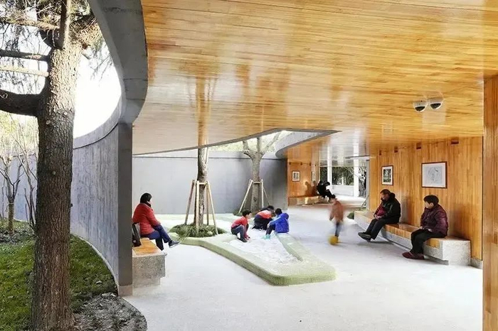 ▲室内外承载居民运动、休憩、阅读、亲子、厨艺分享、种植等多种活动