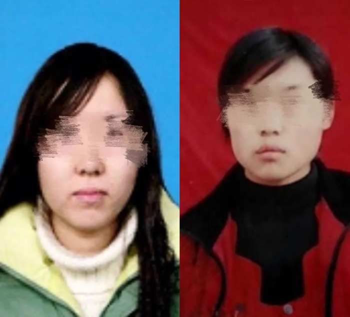  两个陈春秀（左为顶替陈春秀入学的陈双双）。受访者供图