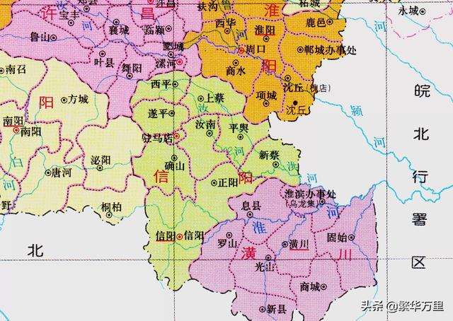 潢川县变成了光州市，光州与信阳之间，到底是什么关系？