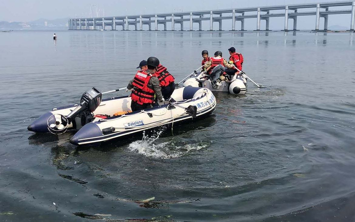 现场救援画面。 受访者供图