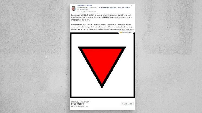 特朗普社交媒体界面 图：CNN截自社交媒体