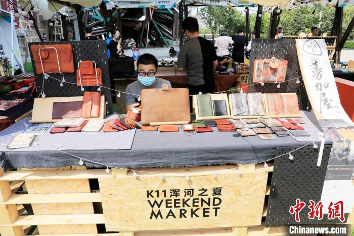 市集汇聚六大精彩业态。　沈殿成 摄