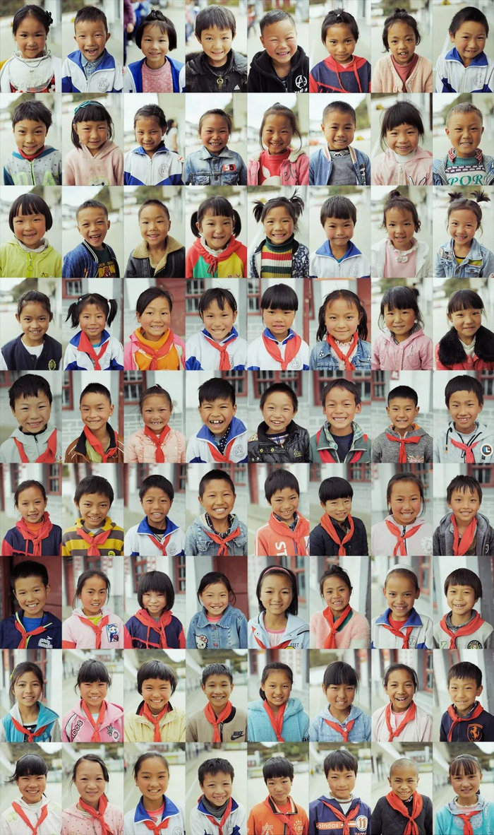 ▲海嘎小学的学生们。受访者供图