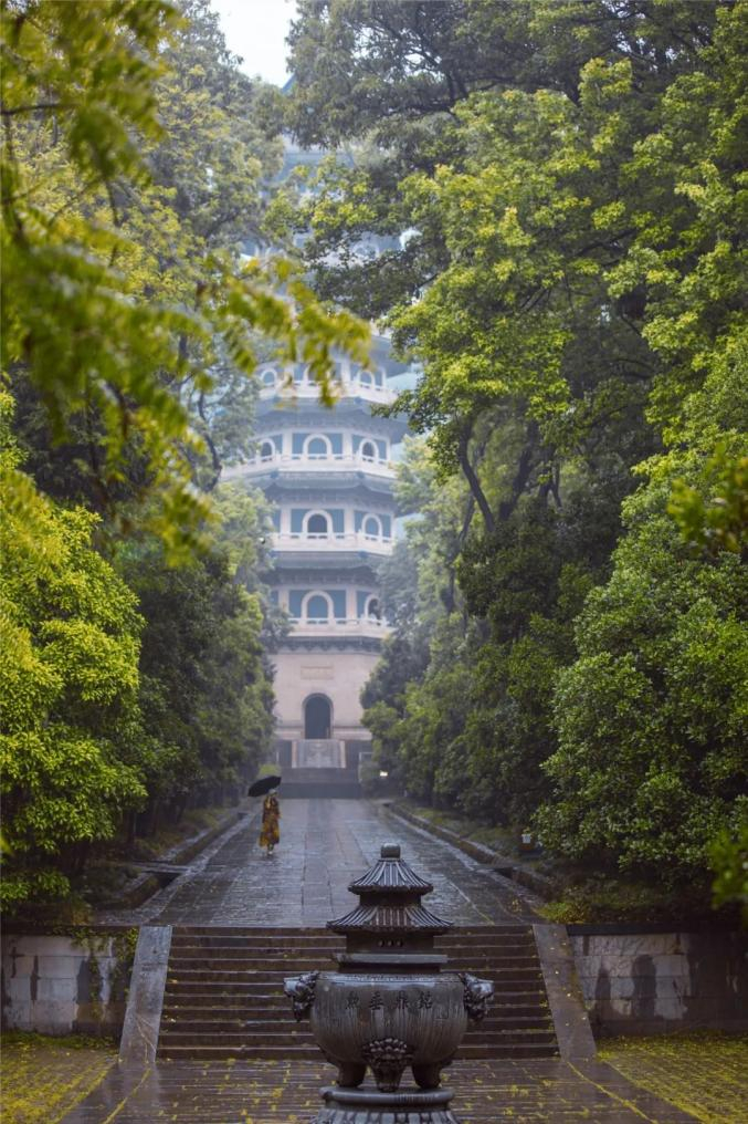 ▲ 南京灵谷寺。 摄影/啃尼亚平脸人