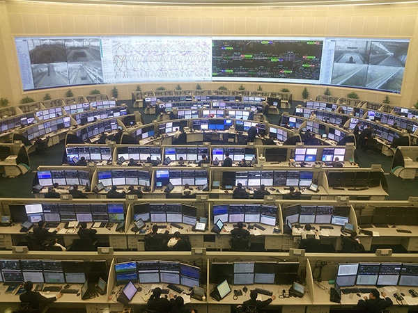  铁路上海局集团公司调度大厅&nbsp;