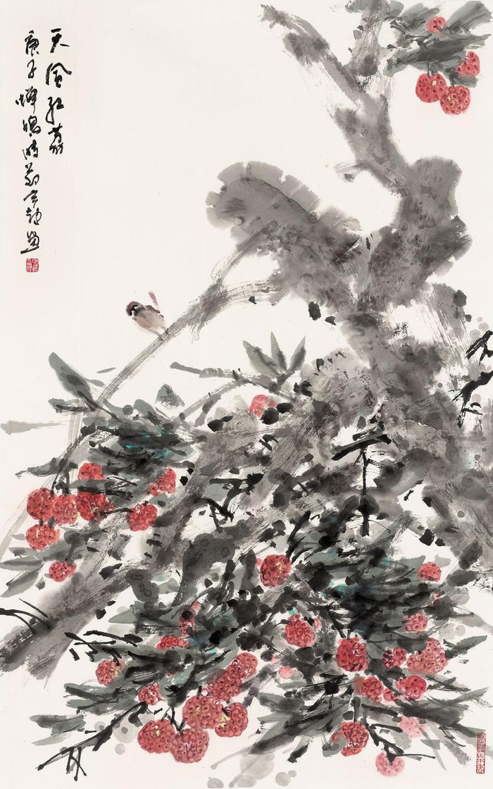 文旅小镇的“荔枝”熟了,岭南60位画家提笔来“摘”_新浪新闻