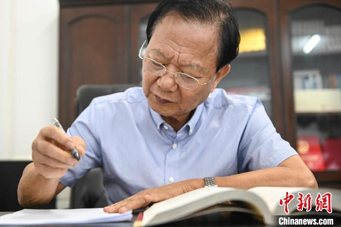 莫雷教授。 陈骥旻 摄