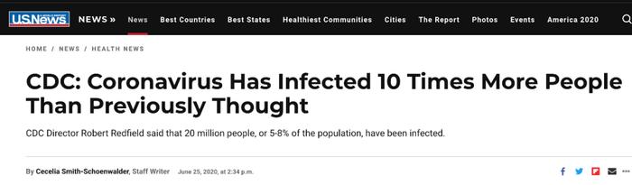 我被连夜拉去做核酸检测的这天，美国人预计他们已有2300万感染