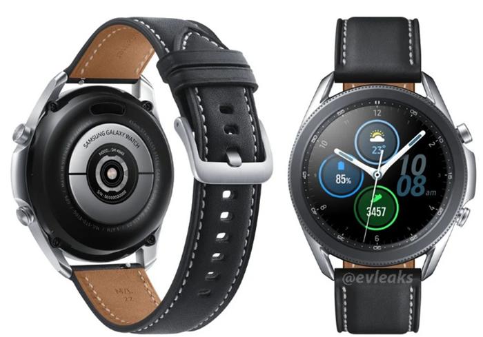 三星 Galaxy Watch 3渲染图再曝光，彩色表带设计
