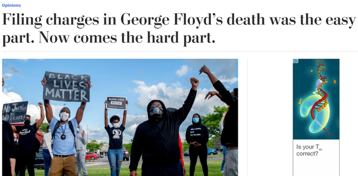 （截图来自巴特勒在《华盛顿邮报》上发表的文章）