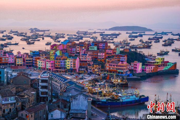 航拍石塘风光 吕有谷 摄