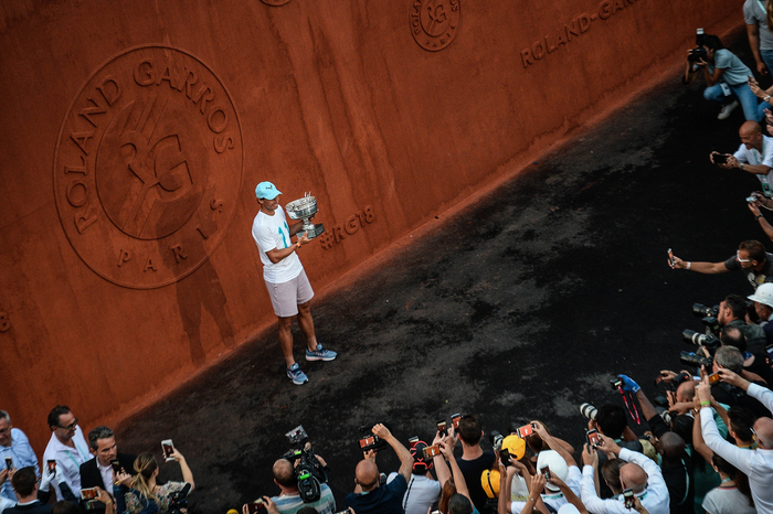 纳达尔获得2018年法网冠军。