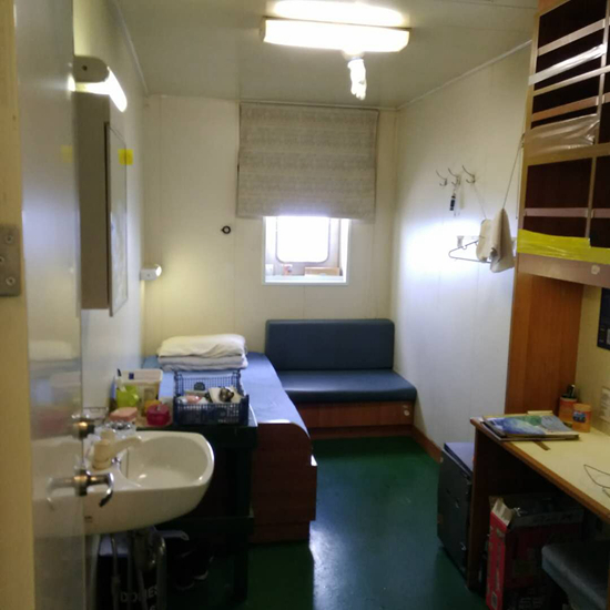  船员的宿舍。本版图片均由受访者提供