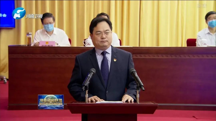 刘玉江 视频截图来源：河南新闻联播