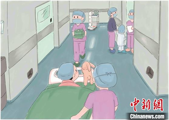 《手术麻醉我不怕》画面。　儿中心供图 