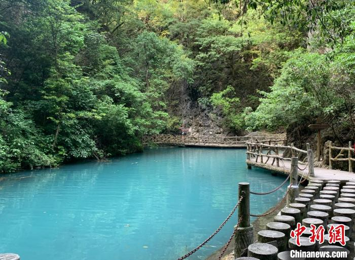 图为尧帝神峡景区 武一力 摄